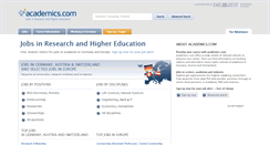 Desktop Screenshot of academics.com