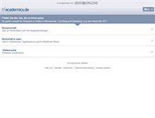Tablet Screenshot of academics.at